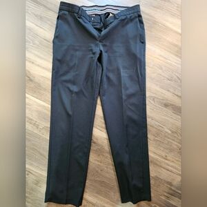 Mens Black Dress Pants- Haggar "The Active Series"